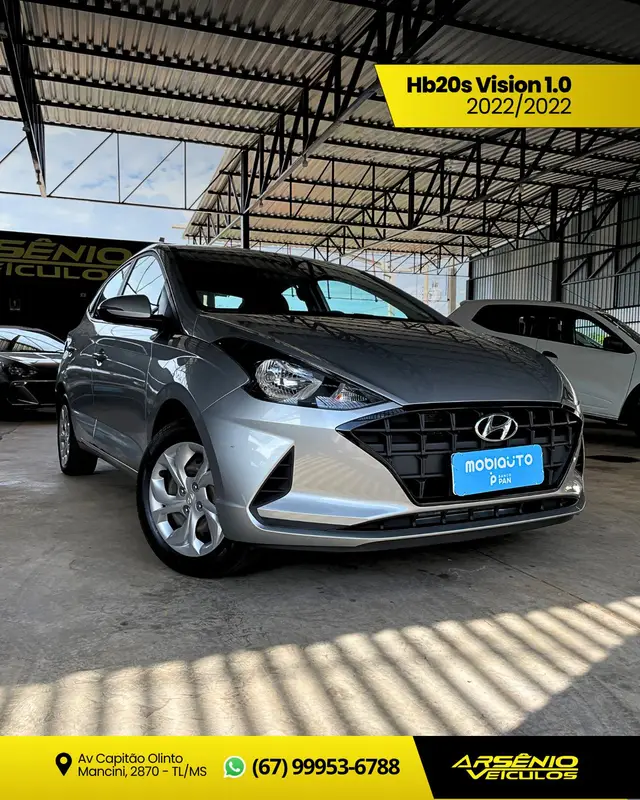 Carro Hyundai HB20S 2022 1.0 Vision (Flex)
