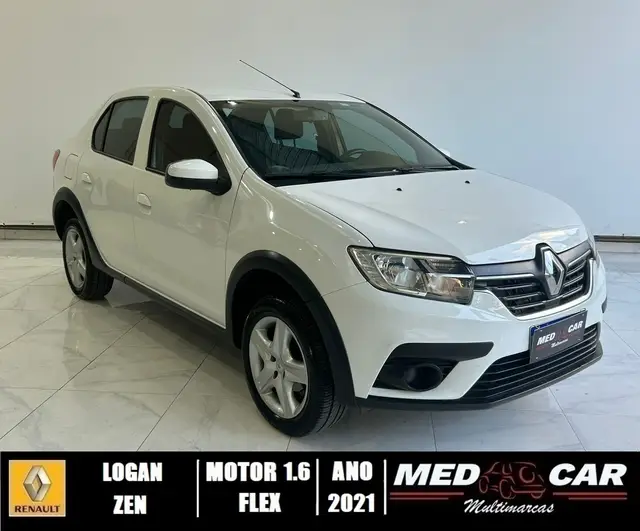Carro Renault Logan 2021 Zen 1.6 16V SCe (Flex) CVT
