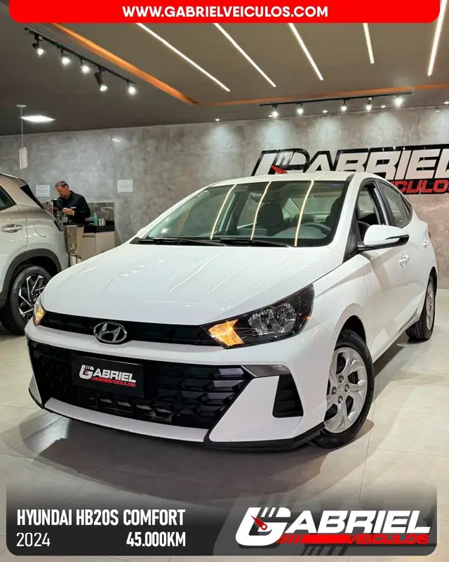 Carro Hyundai HB20S 2024 Comfort Plus 1.0