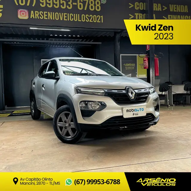 Carro Renault Kwid 2023 Zen 1.0 12v SCe (Flex)