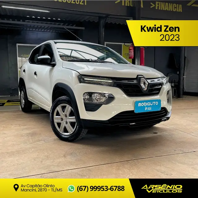 Carro Renault Kwid 2023 Zen 1.0 12v SCe (Flex)