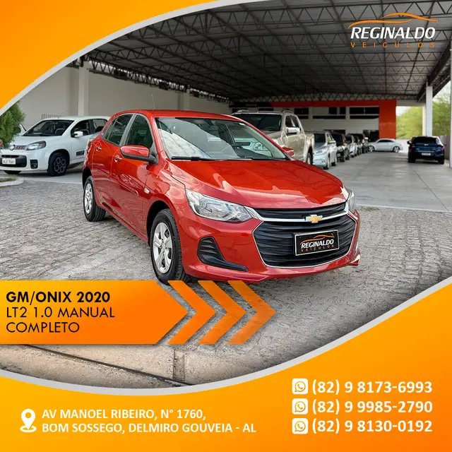 Carro Chevrolet Onix 2020 LT 1.0 (Flex)