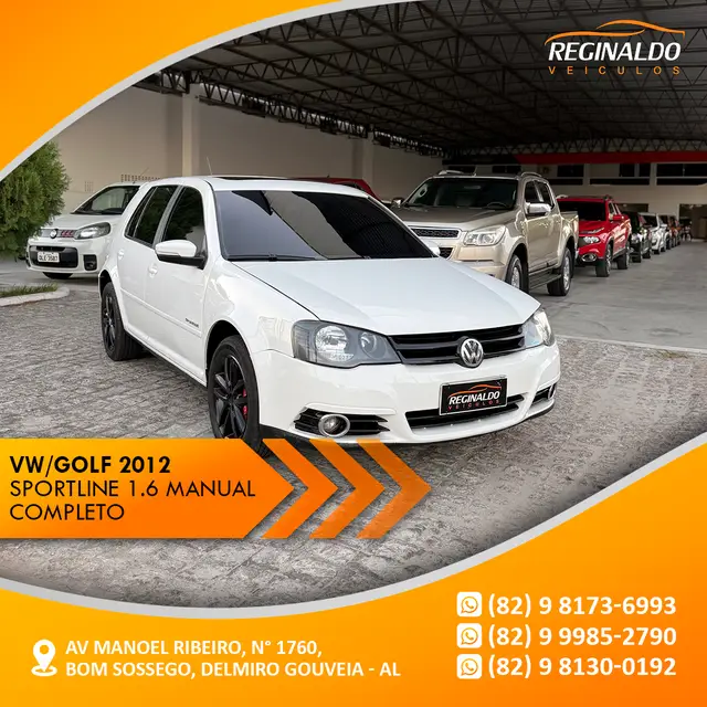Carro Volkswagen Golf 2012 Sportline 1.6 (Flex)