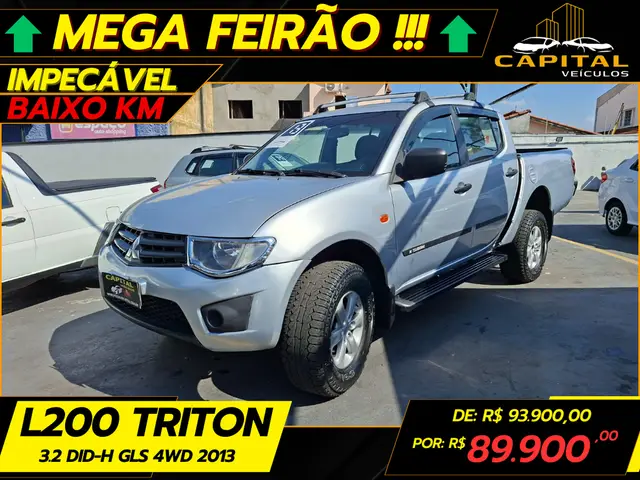 Carro Mitsubishi L200 Triton Sport 2013 3.2 Di-D 4x4 GLS
