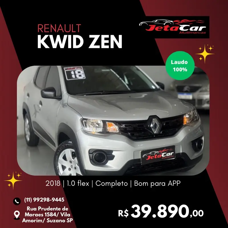 Renault Kwid Zen 1.0 12v SCe (Flex)