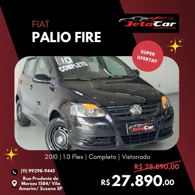 Carro Volkswagen Fox 2010 1.0 8V (Flex) 4p
