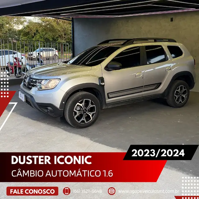 Carro Renault Duster 2024 Iconic 1.6 16V (Flex) (Aut)