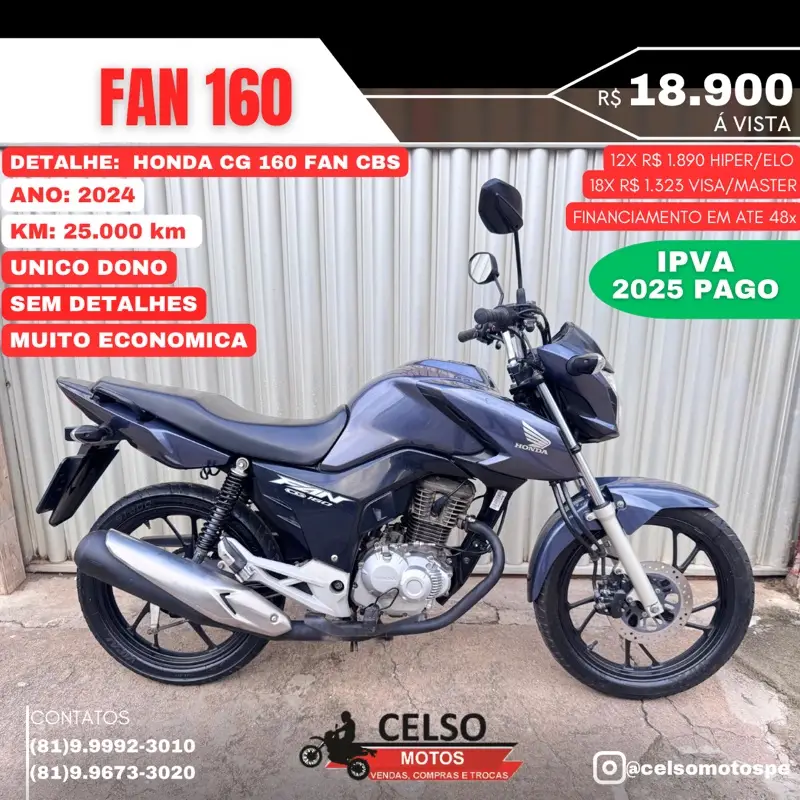 Honda CG 160 Fan