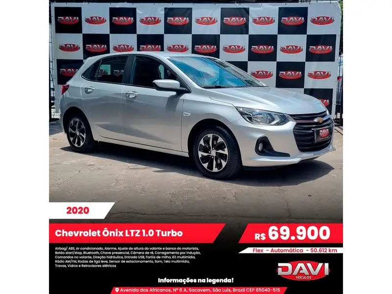 Chevrolet Onix LTZ 1.0 Turbo (Flex) (Aut)