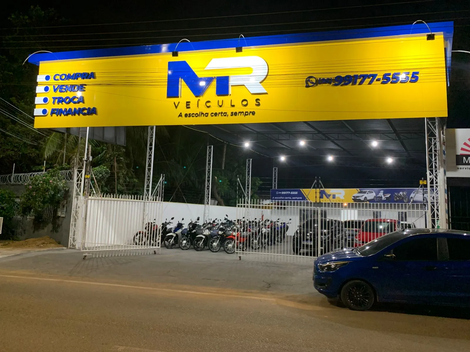 Fachada da loja MR VEICULOS - Boa Vista - RR
