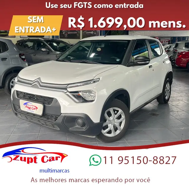Carro Citroën C3 2023 Live Pack 1.0 (Flex)