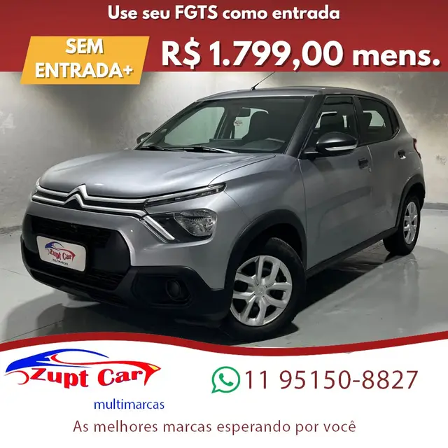 Carro Citroën C3 2024 Live Pack 1.0