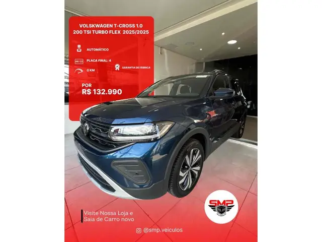 Carro Volkswagen T-Cross 2025 1.0 200 TSI Comfortline (Aut) (Flex)