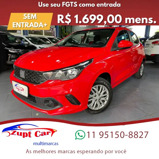 Carro Fiat Argo 2022 Drive 1.0 (Flex)