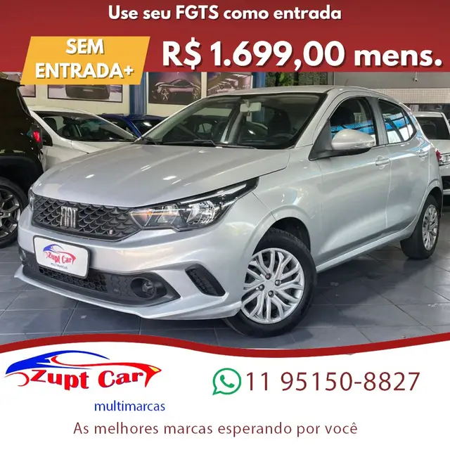 Carro Fiat Argo 2022 Drive 1.0 (Flex)