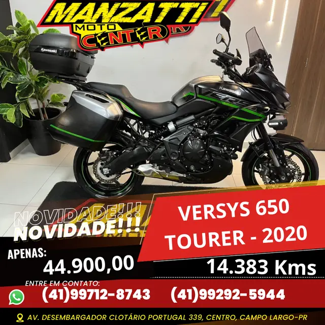 Carro Kawasaki Versys 2020 650 Tourer (ABS)