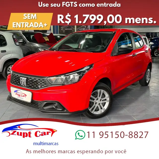 Carro Fiat Argo 2023 Drive 1.0 (Flex)
