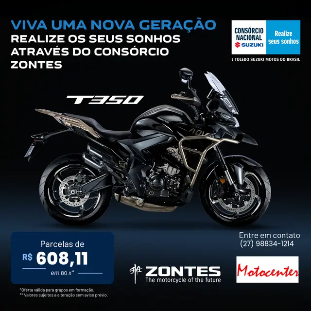 Moto Zontes T350 2025 ABS