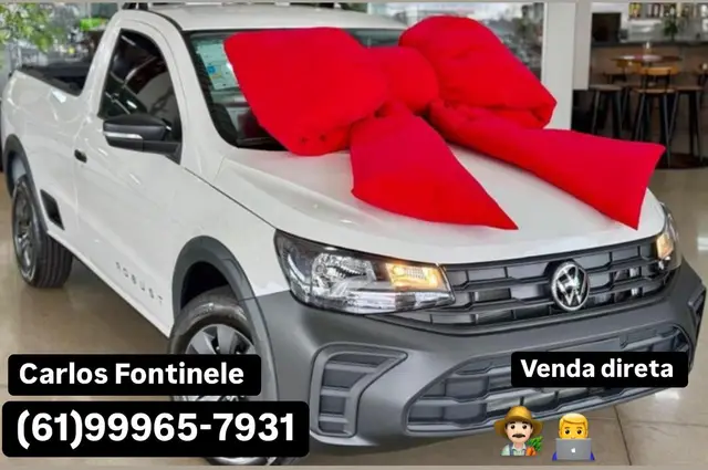 Carro Volkswagen Saveiro 2025 Robust Total Flex 16V