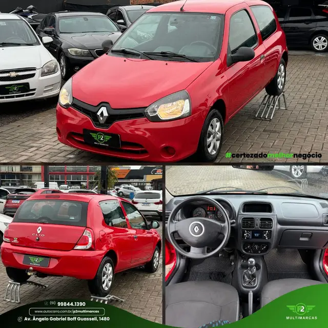 Carro Renault Clio 2015 Authentique 1.0 16V (Flex) 2p