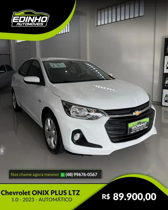 Carro Chevrolet Onix Plus 2023 LTZ 1.0 Turbo (Aut.)