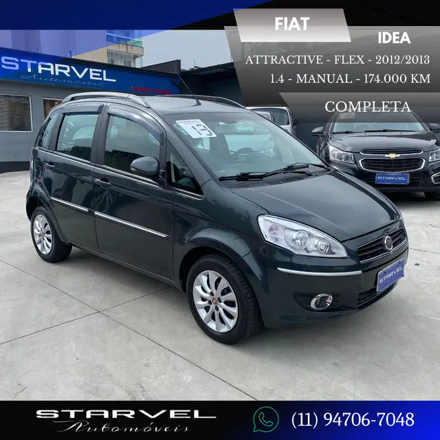 Carro Fiat Idea 2013 Attractive 1.4 8V (Flex)