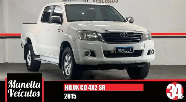 Carro Toyota Hilux Cabine Dupla 2015 Hilux 2.7 4x4 CD STD (Flex)