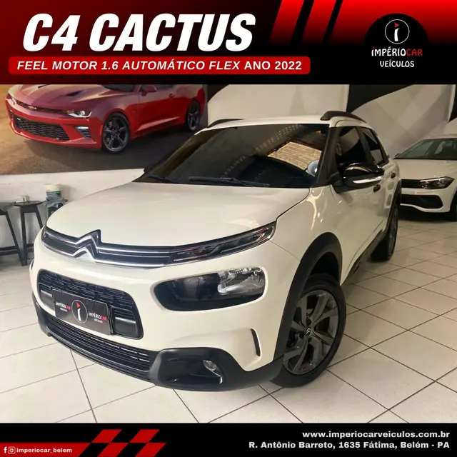 Carro Citroën C4 Cactus 2022 1.6 Feel (Aut) (Flex)
