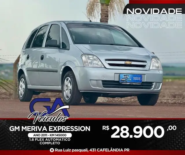 Carro Chevrolet Meriva 2011 Expression 1.8 (Flex) (easytronic)