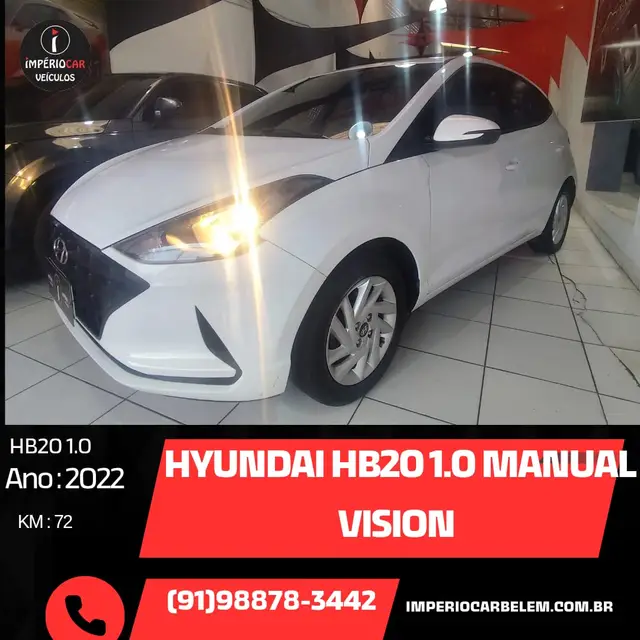 Carro Hyundai HB20 2022 Vision 1.0