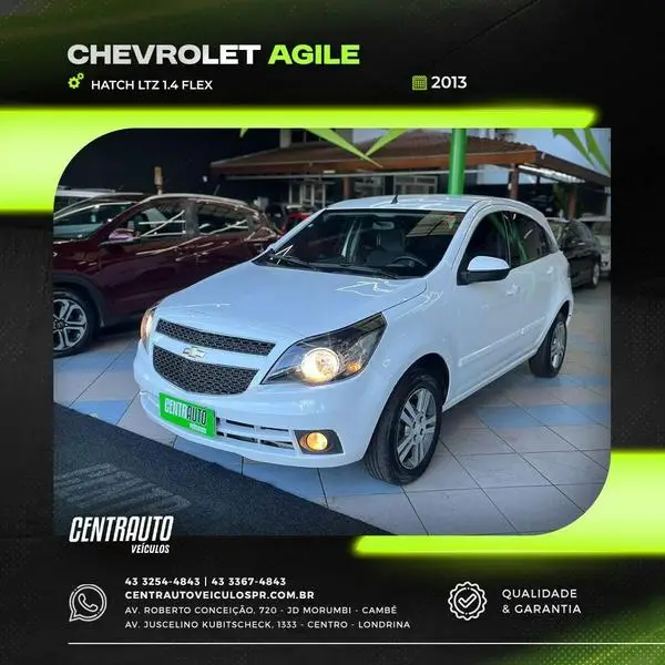 Carro Chevrolet Agile 2013 LTZ 1.4 8V (Flex)
