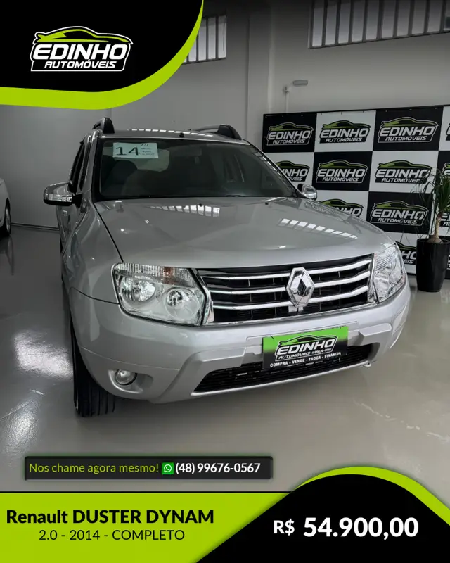 Carro Renault Duster 2014 2.0 16V Dynamique (Flex)