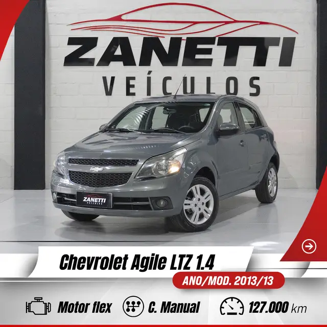 Carro Chevrolet Agile 2013 LTZ 1.4 8V (Flex)