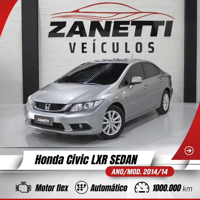 Carro Honda Civic 2014 New  LXR 2.0 i-VTEC (Aut) (Flex)