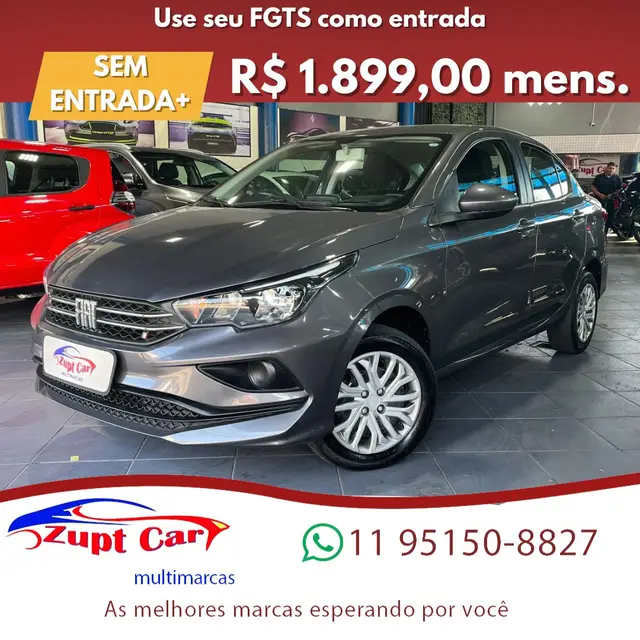 Carro Fiat Cronos 2022 Drive 1.3 S-Design (Flex)