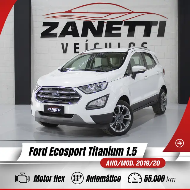 Carro Ford EcoSport 2020 Titanium 1.5 (Aut) (Flex)