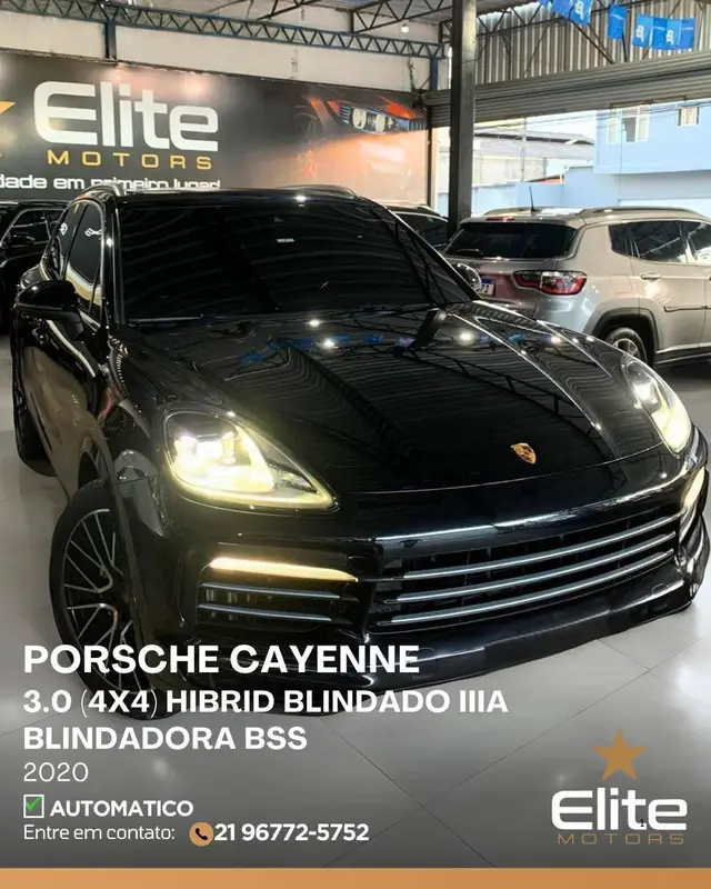 Carro Porsche Cayenne 2020 E-Hybrid 3.0 V6
