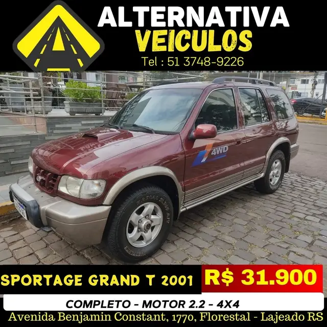 Carro Kia Sportage 2001 2.0 Grand