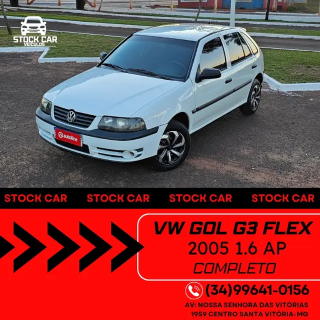 Carro Volkswagen Gol 2005 Power 1.6 MI (Flex)