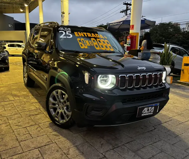 Carro Jeep Renegade 2025 Longitude Night Eagle 270 1.3 Turbo 4x2