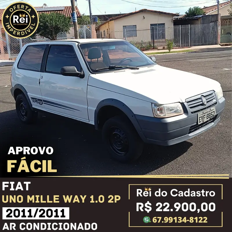 Fiat Uno Mille Fire Economy Way 1.0 (Flex) 2p