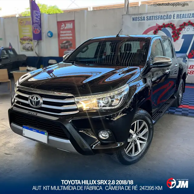 Carro Toyota Hilux Cabine Dupla 2018 Hilux 2.8 TDI SRX CD 4x4 (Aut)