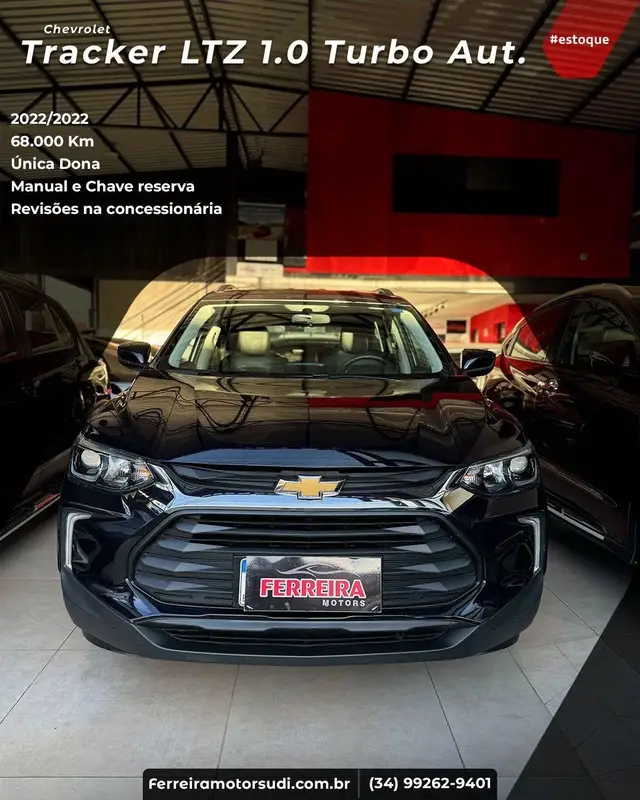 Carro Chevrolet Tracker 2022 LTZ 1.0 Turbo 12V Flex Aut.
