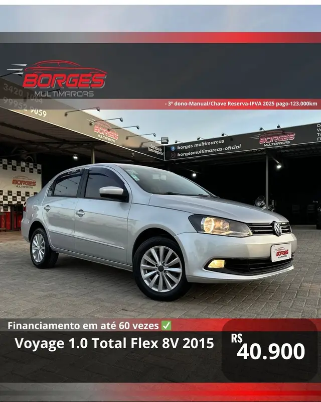 Carro Volkswagen Voyage 2014 1.0 TEC (Flex)