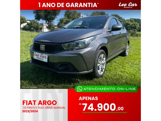 Carro Fiat Argo 2024 1.0