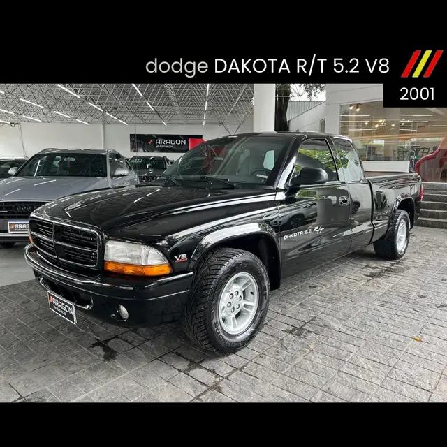 Carro Dodge Dakota 2001 Club Cab R/T 5.2 V8