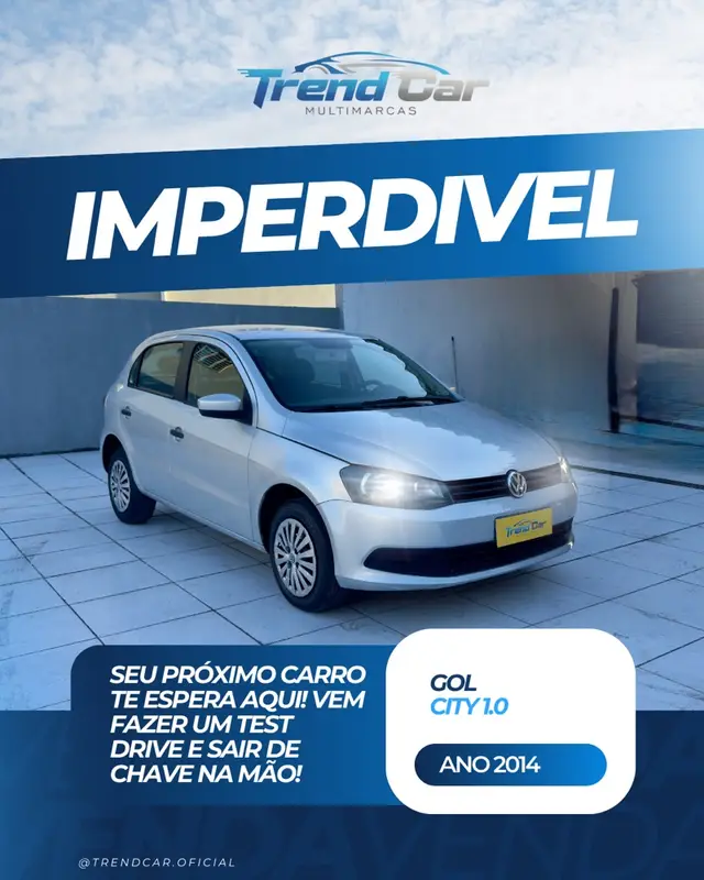 Carro Volkswagen Gol 2014 1.0 TEC City (Flex) 4p