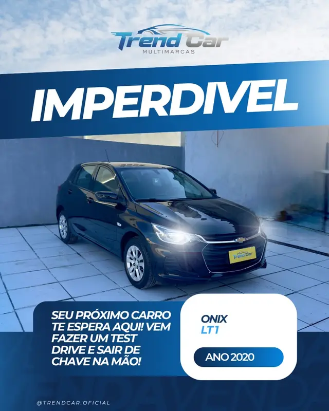 Carro Chevrolet Onix 2020 LT 1.0 (Flex)