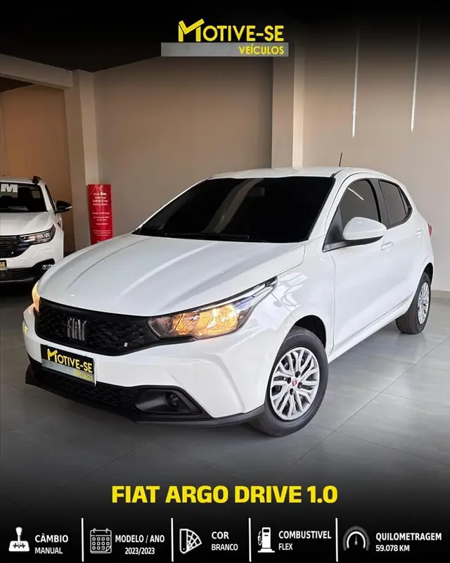 Carro Fiat Argo 2023 Drive 1.0 (Flex)