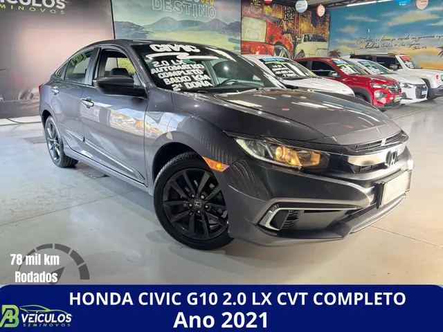 Carro Honda Civic 2021 2.0 LX CVT